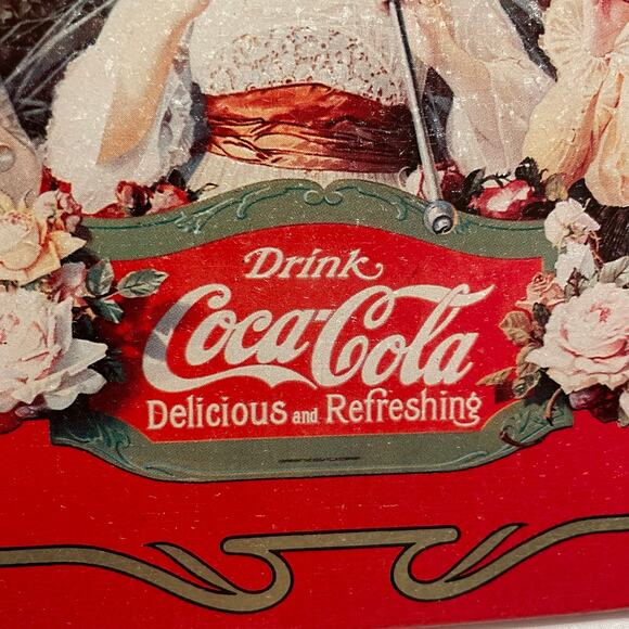Coca-Cola Vintage Reproduction Signs by Bristolware 1994 Licensed Set of 2 - Picture 13 of 16